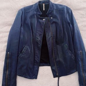 Feee People Faux Leather Jacket